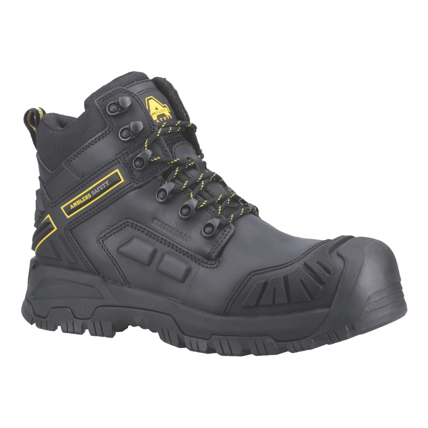 Amblers AS962C Flare Size 12 Black Waterproof Safety Boots (707XP)