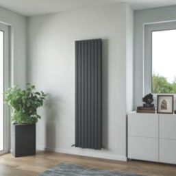 Ximax George Twist 1800mm x 470mm 5239BTU Anthracite Vertical Designer Radiator