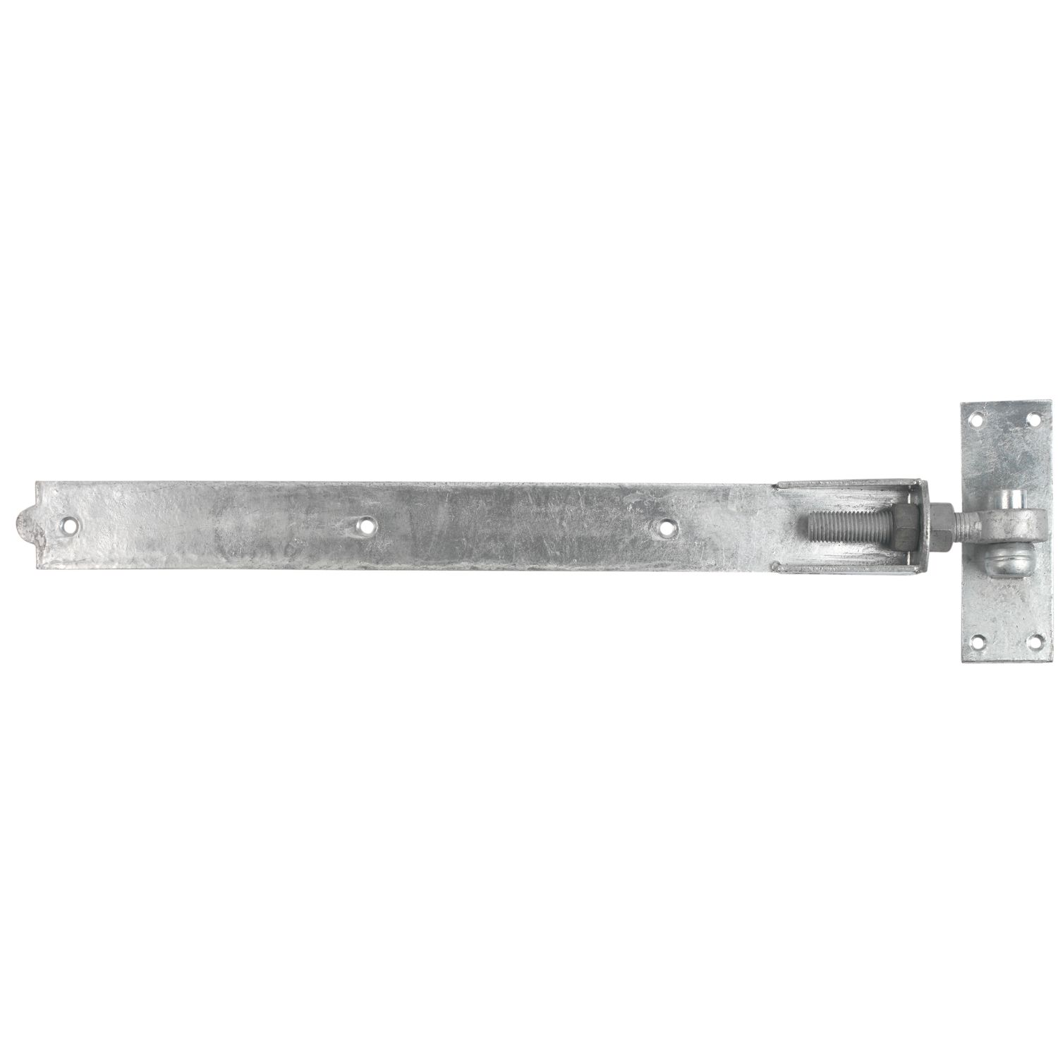 GateMate Matt Silver Straight Adjustable Bands & Hooks 165mm x 24" x 600mm 2 Pack (707YV)