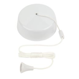 Essentials  10AX 2-Way Pull Cord Switch White