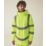 Regatta Hi-Vis Pro Contract Dover Parka Jacket Yellow 2X Large 57" Chest