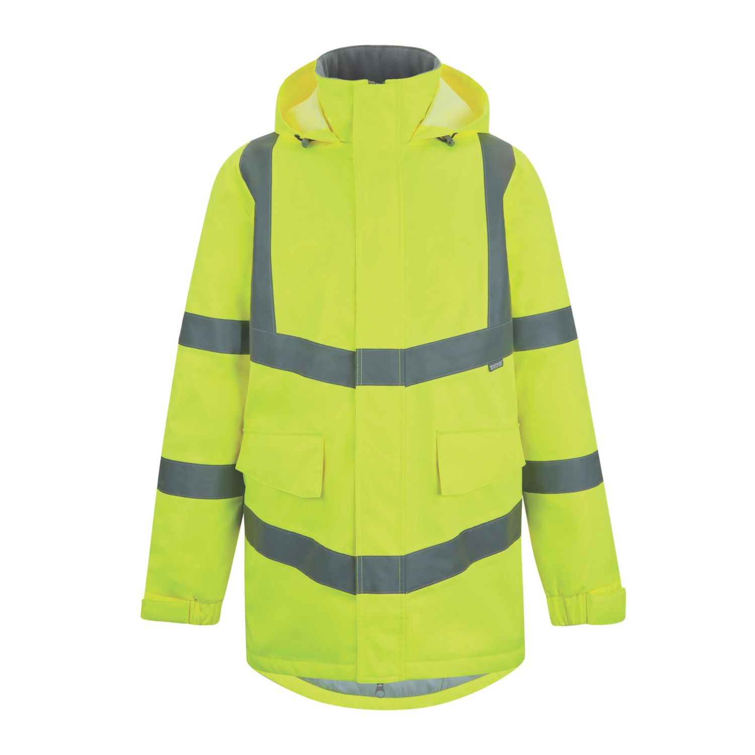 Regatta Hi-Vis Pro Contract Dover Parka Jacket Yellow 2X Large 57" Chest (708AT)