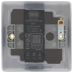 British General Nexus Metal 1-Gang 2-Way LED Dimmer Switch  Antique Brass