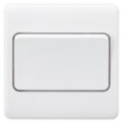 Knightsbridge Curved Edge 10AX 1-Gang Intermediate Switch White