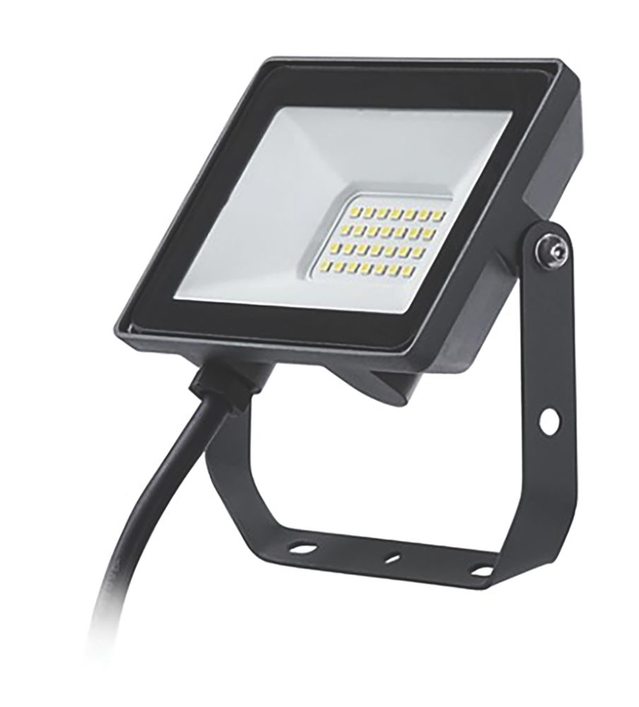 Philips ProjectLine Outdoor LED Floodlight Black 20W 1800lm Screwfix
