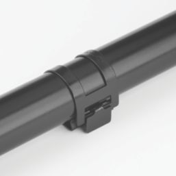 D-Line Pre-Galvanised Steel Safe-D Conduit Saddles 25mm Black 100 Pack