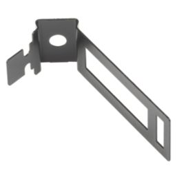 D-Line Pre-Galvanised Steel Safe-D Conduit Saddles 25mm Black 100 Pack