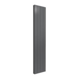 Reina Casina 1800mm x 375mm 4102BTU Anthracite Vertical Aluminium Radiator