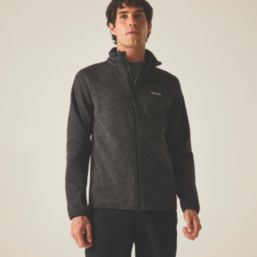 Regatta Harrow Full Zip Fleece Black Marl  Medium 39-40" Chest