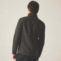 Regatta Harrow Full Zip Fleece Black Marl  Medium 39-40" Chest