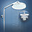 Mira Sport Max Dual White / Chrome 9kW  Electric Shower