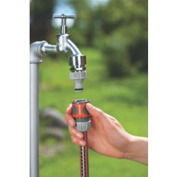 Gardena  13 & 15mm Single-End Female Hose Connector