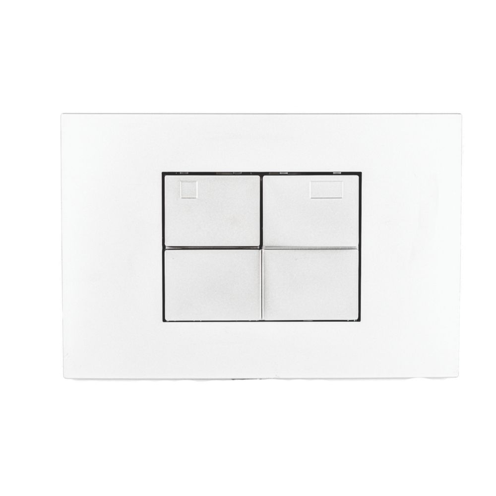 Fluidmaster Tile Dual-Flush T-Series Activation Plate Matt Chrome