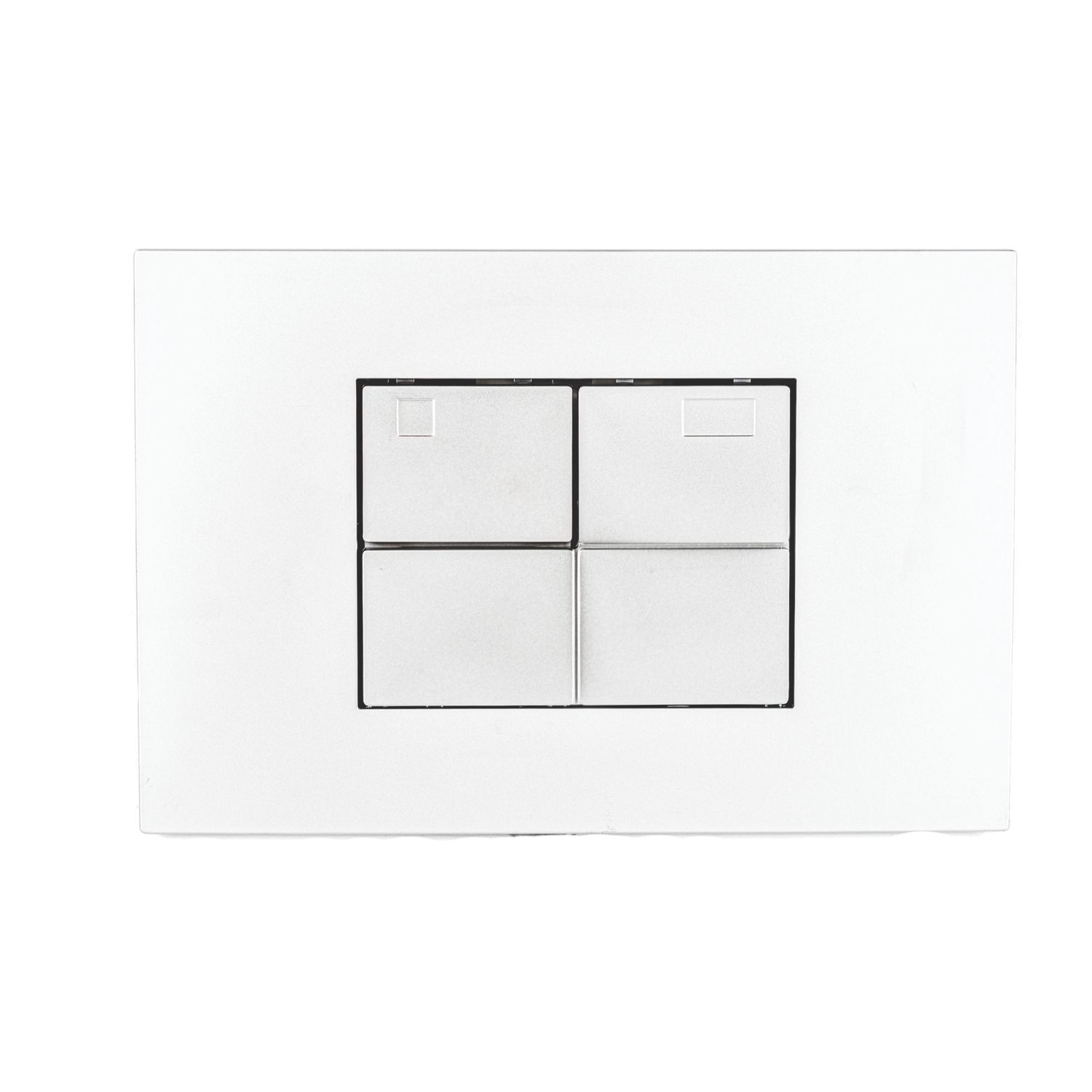 Fluidmaster Tile Dual-Flush T-Series Activation Plate Matt Chrome (708RG)