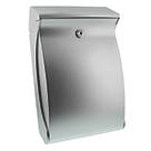 Burg-Wachter Swing Post Box Silver Painted Finish