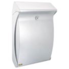 Burg-Wachter Swing Post Box Silver Painted Finish