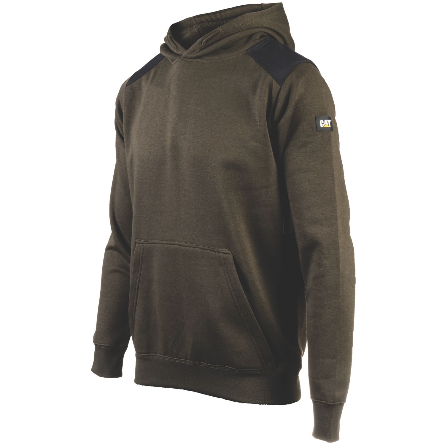 CAT Essentials Hooded Sweatshirt Army Moss 2X Large 50-53" Chest (708VF)