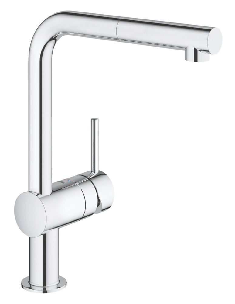 Grohe Minta 31861000 Pull-Out Spray Mono Mixer Chrome