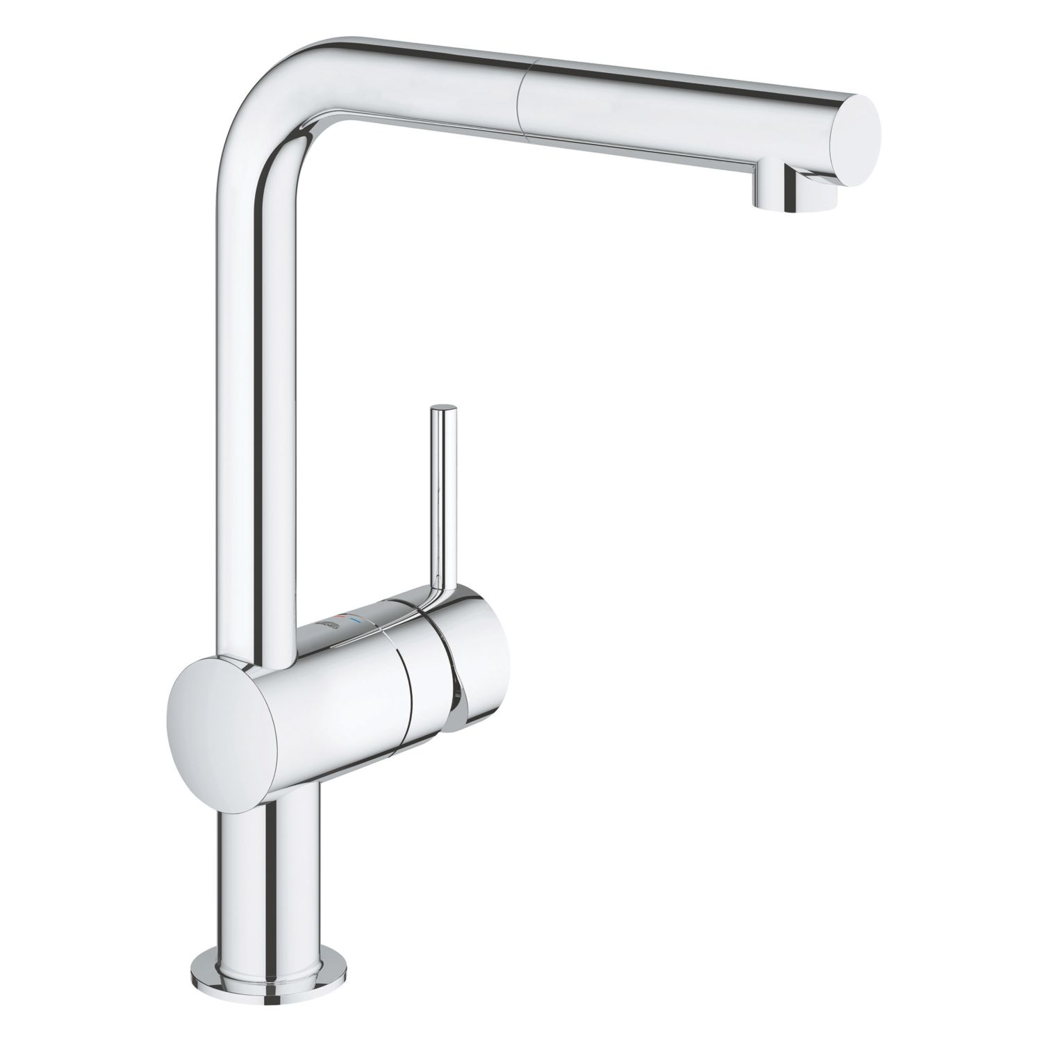 Grohe Minta 31861000 Pull-Out Spray Mono Mixer Chrome (708VY)