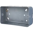 British General  2-Gang Metal-Clad  Electrical Surface Mounting Box 43mm