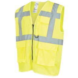 Site Ruckwood Hi-Vis Waistcoat Yellow 2X Large / 3X Large 52" Chest