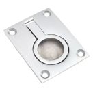 Carlisle Brass Flush Ring Pull 63mm Satin Chrome