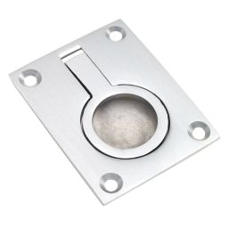 Carlisle Brass Flush Ring Pull 63mm Satin Chrome