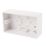 Crabtree Capital 2-Gang Surface Pattress  Back Box 44mm