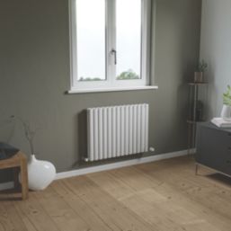 Ximax Fortuna 600mm x 826mm 3201BTU White Horizontal Designer Radiator