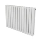 Ximax Fortuna 600mm x 826mm 3201BTU White Horizontal Designer Radiator