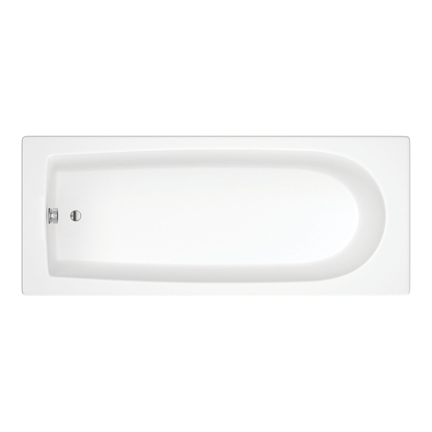 Florida Extra Strong Single-Ended Bath Acrylic No Tap Holes 1700mm x 700mm (709AE)