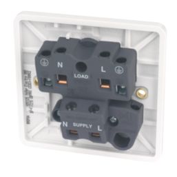 Hager Sollysta WMDP84 20A 1-Gang 2P+E Control Switch White