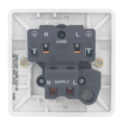 Hager Sollysta WMDP84 20A 1-Gang 2P+E Control Switch White