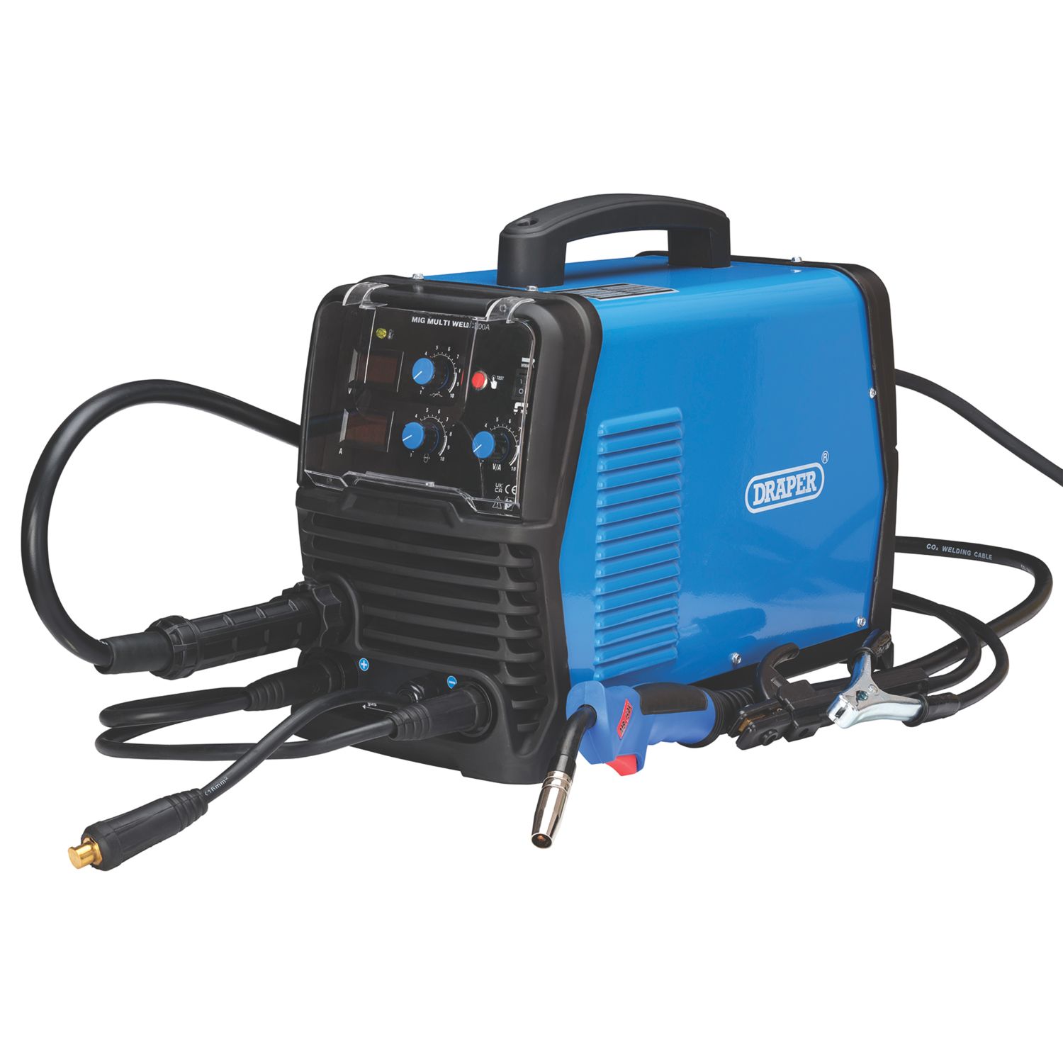 Draper 70046 20-200A A Gas/Gasless MIG Inverter Multi-Welder 230V (709CM)
