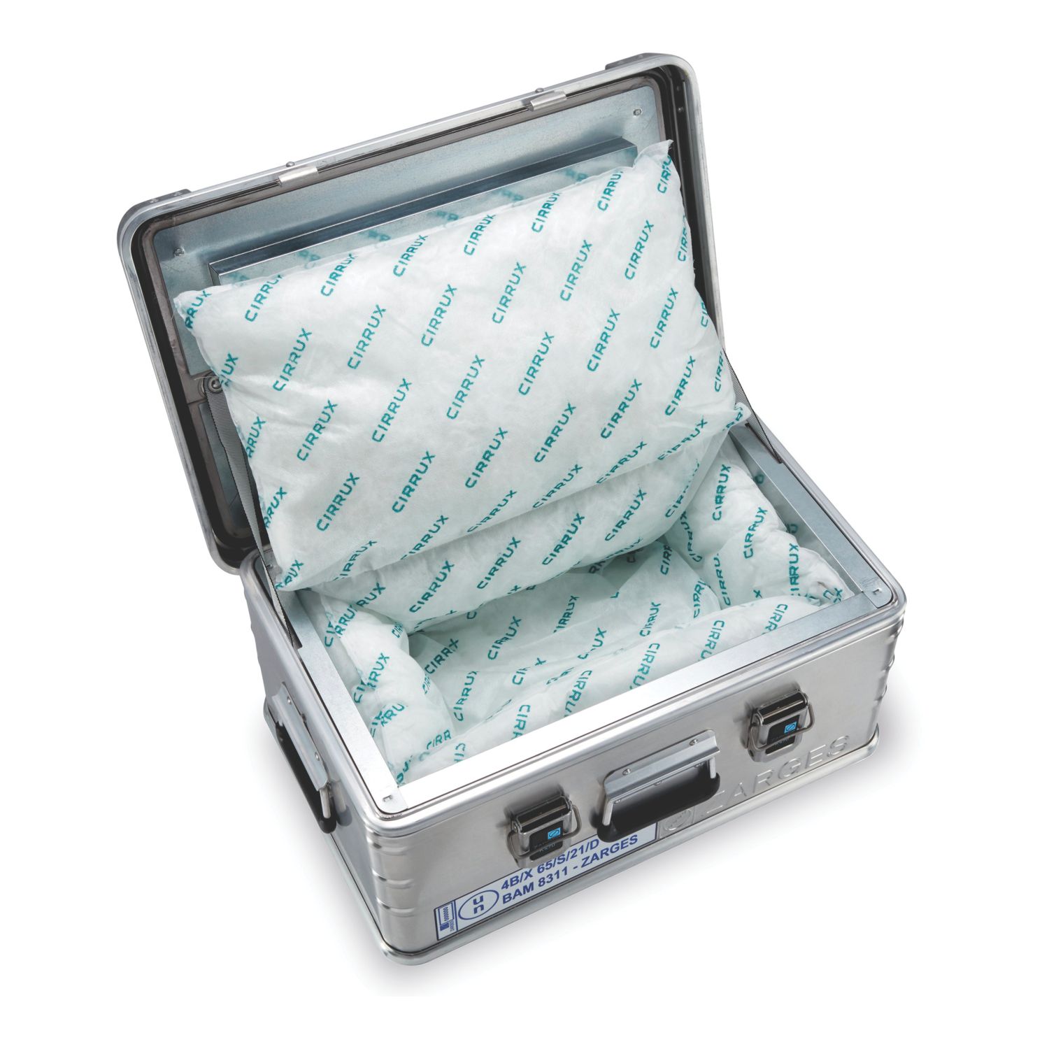 Zarges 7.41Ltr 400mm x 600mm x 250mm Natural Aluminium Storage Box (709CP)