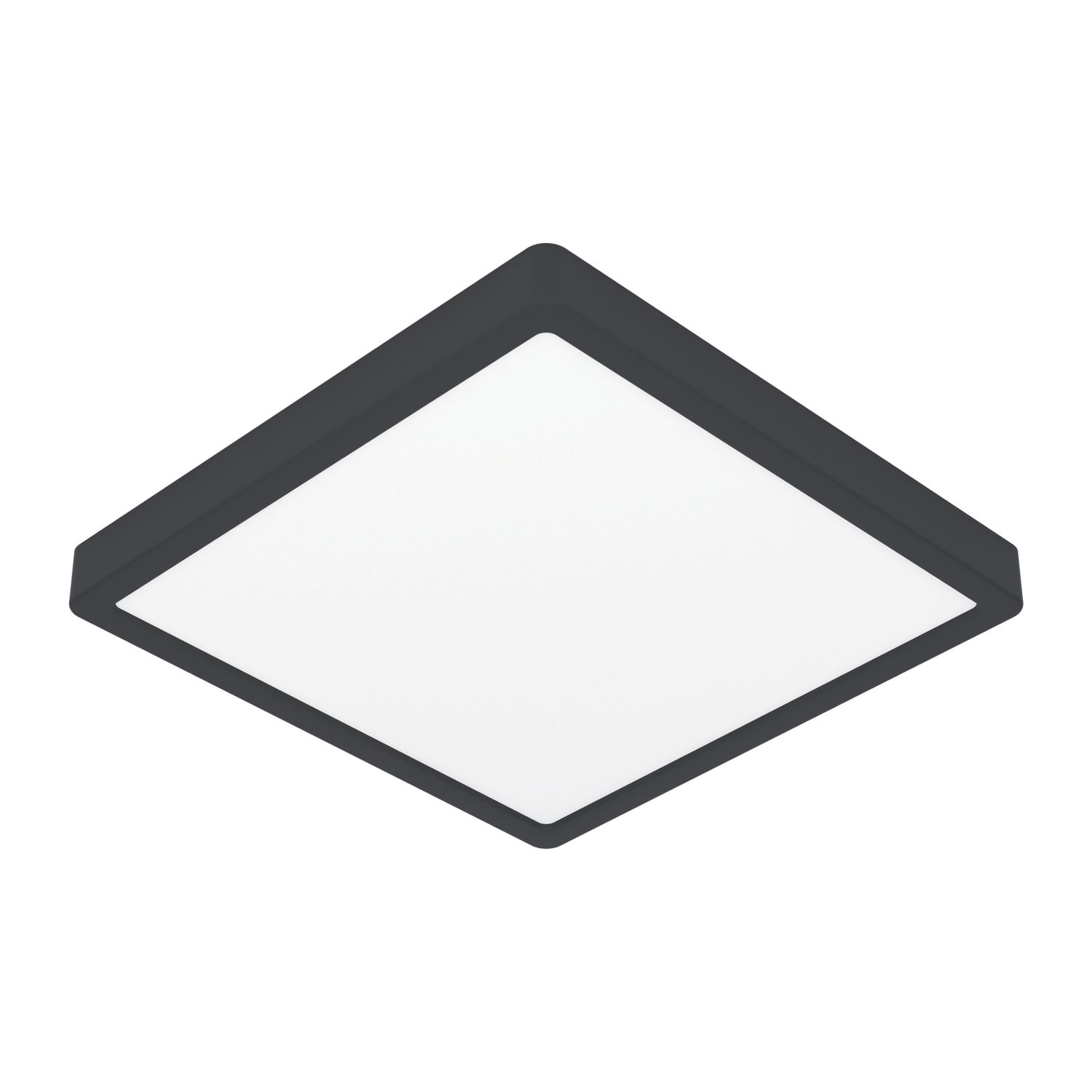 Eglo Fueva 6 LED Bathroom Ceiling Light Black 15W 2100lm (709CV)