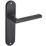 Smith & Locke Murlough Fire Rated Latch Lever Door Handles Pair Matt Black
