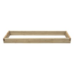 Forest  Rectangular Raised Bed Natural Timber 1800mm x 450mm x 140mm