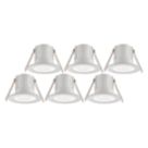 Saxby CosmosEco V3 Fixed  Fire Rated LED Recessed Downlights White 6W 500lm 6 Pack