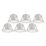 Saxby CosmosEco V3 Fixed  Fire Rated LED Recessed Downlights White 6W 500lm 6 Pack