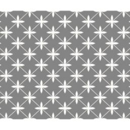 Laura Ashley Wicker Charcoal Self-Adhesive Glass Kitchen Splashback 900mm x 750mm x 6mm