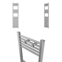 Flomasta 1800mm x 400mm 1858BTU Chrome Flat  Towel Radiator
