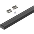 VEW Aluminium Slim Profile Kit Black 1m