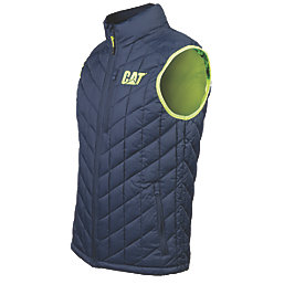 CAT Insulated Body Warmer Detroit Blue Large 42-44" Chest