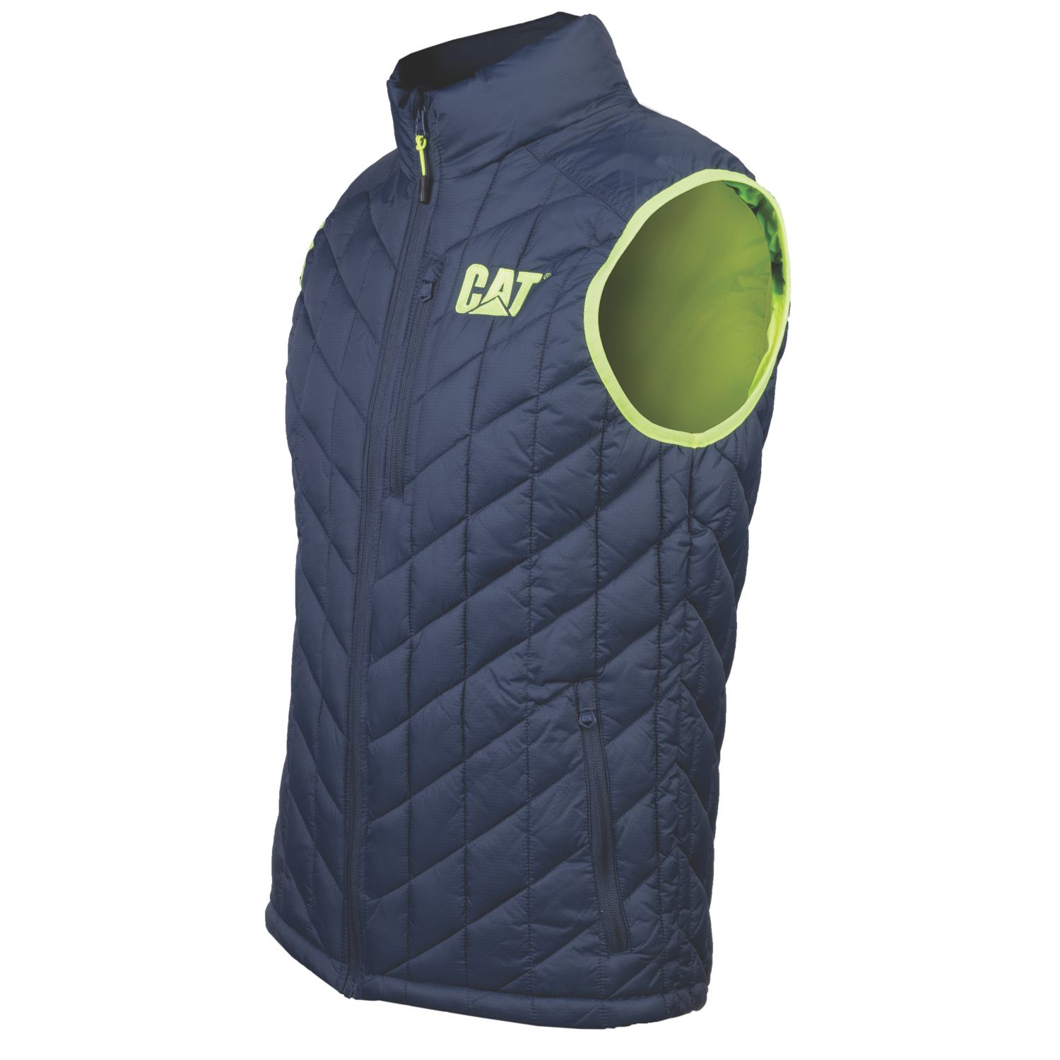 CAT Insulated Body Warmer Detroit Blue Large 42-44" Chest (709VF)