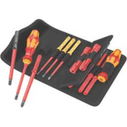 Wera Kraftform Kompakt 18 Universal 2 Tool Finder VDE Interchangeable Insulated Screwdriver Set 18 Pieces