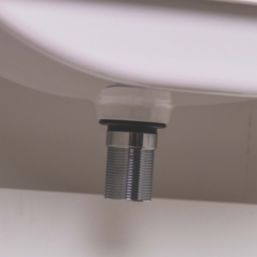 Top-Fix Slotted Push Button Basin Waste Chrome 60mm