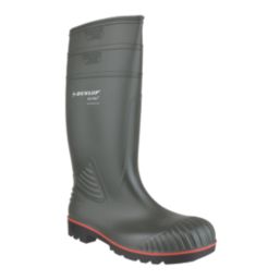 Dunlop Acifort Size 13  Green Occupational Wellies
