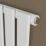 Azur Ilios 1800mm x 372mm 2471BTU White Vertical Designer Radiator