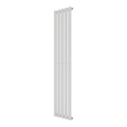 Azur Ilios 1800mm x 372mm 2471BTU White Vertical Designer Radiator